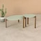 Manhattan Comfort Round Oval End and Coffee Table Set of 2, 50.55 in L, MDF, Pistachio Green 2-82735-GR - alternate 1